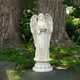 Northlight 22.5" Debout Ange avec Birdbath Votive Bougeoir Extérieur Statue de Jardin – image 3 sur 6