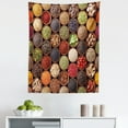 thumbnail image 1 of Retro Tapestry, Colorful Herbs and Spices Cardamom Pepper Chili Ginger Dill Natural Cuisine Print, Fabric Wall Hanging Decor for Bedroom Living Room Dorm, 5 Sizes, Multicolor, by Ambesonne, 1 of 1