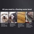 thumbnail image 3 of Cuenco De Agua Lento Para Mascotas, Cuenco De Agua Potable Lento Para Perros, Evita Resbalones, A Prueba De Salpicaduras Para El Hogar, 3 of 7