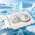 thumbnail image 4 of The Green Pet Shop Cool Pet Pad - Large, Sage Grey - Self-Cooling, Pressure Activated Mat for Dogs & Cats from 46-80 lbs - Non-Toxic Gel, No Water Needed, 4 of 4