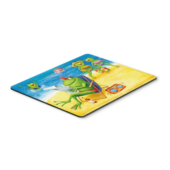Carolines Treasures APH0080MP Frogs on the Beach Mouse Pad Hot Pad or Trivet Large multicolor