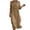 *1-Coffee, variant on VBVC Women's Cotton Linen V Neck Midi Dress , Ladies' Hollow Out 3/4 Sleeve Swing Tunic , Casual Summer Beach Vacation Dresses For Women,Blue,XS-5XL