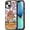 Cowboy, variant on Compatible for iPhone 13 Case Cute Aesthetic - Durable Shockproof 6.6 ft Drop Impact Phone Case Cover with Funny Fashion Five-Pointed Star Design 6.1" Black