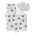thumbnail image 5 of French Bulldog Duvet Cover and Pillowcase Set for Single Bedding, Bedroom Accessories for Kids Teens, 5 of 5