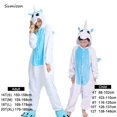 thumbnail image 1 of Kigurumi-Pijamas de unicornio para niñas, ropa de dormir de invierno con animales, Panda, cerdo, mono de Navidad, conjuntos de Pijamas para bebés, 1 of 4