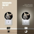 thumbnail image 4 of Night Light Plug into Wall,Dusk to Dawn Sensor Auto-On/Off for Bathroom, Hallway,Kids Room-Beautiful Cat With Long White And Black Fur, 4 of 4
