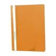 thumbnail image 1 of Orange File Folder A4 Polypropylene with Transparent Front Cover, Assorted Color Plastic Report Covers with Prongs, Clear Front Report Cover for Presentation, Document, Back to School, 1 of 8