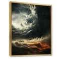 thumbnail image 2 of Designart "Grey Fury of the Tornado" Landscape & Nature Floater Framed Canvas Print, 2 of 7