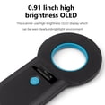 thumbnail image 3 of Lector De Tarjetas Con Microchip Para Perros Rfid Animal Chip Scanner 2.4G Animal RFID Reader Pantalla OLED (USB negro), 3 of 9