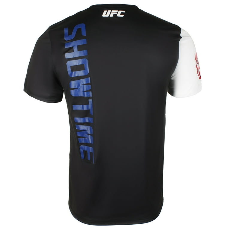 UFC jersey新品 L Reebok Men's UFC Official Fighter Jersey Shirt Black Blue