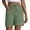 Army Green, variant on Shorts for Women Loose Wide Leg Shorts High Waisted Summer Beach Short Soft Lounge Drawstring Short with Pockets Dark Gray S