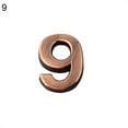 thumbnail image 2 of Visland 2 Inch Brown House Numbers for Mailbox or Door Address, Home Office Hotel Room, 3D Model, Self Adhesive. (1 Pcs), 2 of 4