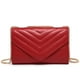 thumbnail image 1 of Bolso bandolera Dasein acolchado de noche rojo para mujer, 1 of 6