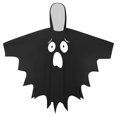 thumbnail image 6 of Yuncity Halloween Kids Cape Ghost Face Hooded Sleeveless Cloak Casual Soft Loose Fit Fall Winter Poncho Holiday Party Cosplay Clothes Black, 6 of 6