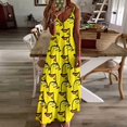 thumbnail image 3 of Fun And Playful Duck Sleeveless Dress Woman Fashion Long Dresses Women's Summer Suit Dress Summer 2025 Women, 3 of 7