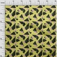 thumbnail image 2 of oneOone Polyester Lycra Yellow Fabric Geometric & Rose Floral Quilting Supplies Print Sewing Fabric By The Yard 56 Inch Wide, 2 of 4