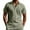 Army Green, variant on Chiccall Mens Button Up Shirts Lightweight Breathable Short Sleeve Shirt Solid Summer Vacation Beach Tops Black XXL
