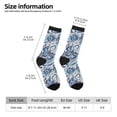 thumbnail image 2 of Honeii Paisley Floral Branches Print Adult Socks,Crew Socks,Casual Calf Socks,Daily Wear Socks for Men & Women, Perfect for Sports, Casual and Everyday Use, 2 of 6