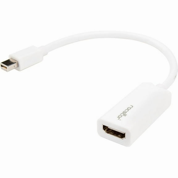 Rocstor 8" Mini-DisplayPort to HDMI Active Adapter - White
