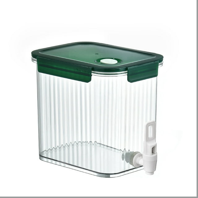 Household Refrigerator Cold Water Kettle with Tap Large Capacity Lemon Fruit Teapot Summer Cold Water Bucket Cold Water Bottle Ice Water Bucket