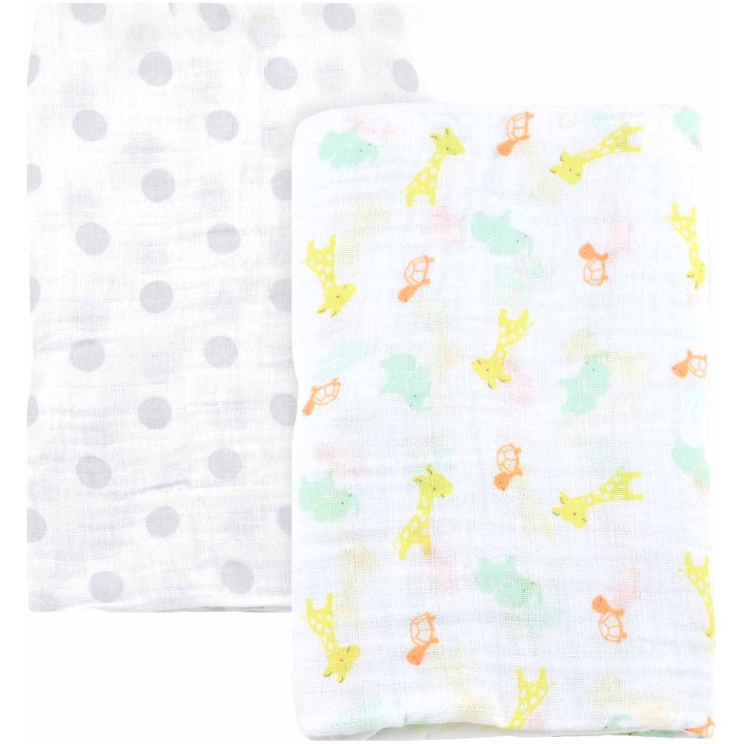 giraffe muslin blankets