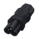 thumbnail image 3 of Adaptador de Corriente CUTICAT para Altavoces de Computadoras Conexión IEC320 C6 a C13 2 piezas, 3 of 8