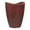 Red, variant on Ecobo 12.6 inches Eco-Friendly Round Pot Planter Onda Indoor/Outdoor use, Durable, Versatile & Lightweight, Designed by Brazilian Artisans, Contemporary All-Weather Design –Red
