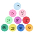 thumbnail image 4 of Numbered Table Tennis Balls for Play Assorted Color PP Material 150pcs Game Night Fun, 4 of 8