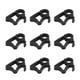 thumbnail image 3 of Clips De Luz De Canal De Navidad, Reutilizables, 150 Piezas, Clips De Luz De Vacaciones Impermeables De Plástico Pequeños Para Halloween ANGGREK Negro, 3 of 8