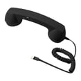 thumbnail image 2 of Bunblic Retro Phone with Noise Reduction, Built-in , Wired Connection, Volume Control, Comfortable Grip, High-Quality Materials, Touch Control Black, 2 of 8