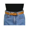 thumbnail image 3 of INSPIRE CHIC Women's Wide High Stretchy Waist Belts with Metal Buckle Red 24-36" waist, 3 of 6