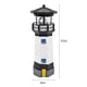 thumbnail image 2 of Lighthouse Solar LED Light Garden Yard Smart Sensor Lámpara giratoria (Negro), 2 of 5
