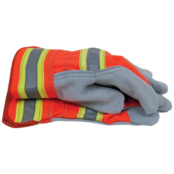 Blackcanyon Outfitters 702705L Glove Prem Split Cowhide Lthr Palm Hivis