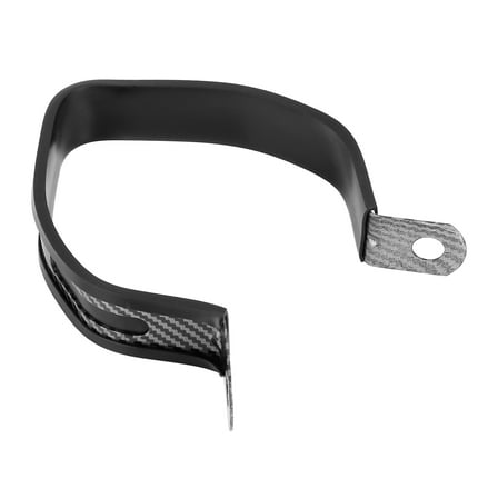Black Small Hex Exhaust Down Pipe Clamp Bracket Fastener Replacement for Motorcycle