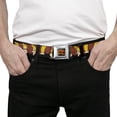 thumbnail image 3 of Cartoon Network Belt, Seatbelt Buckle Belt, Johnny Bravo Pose Turns Browns, Youth 22 to 32 Inches, 3 of 9