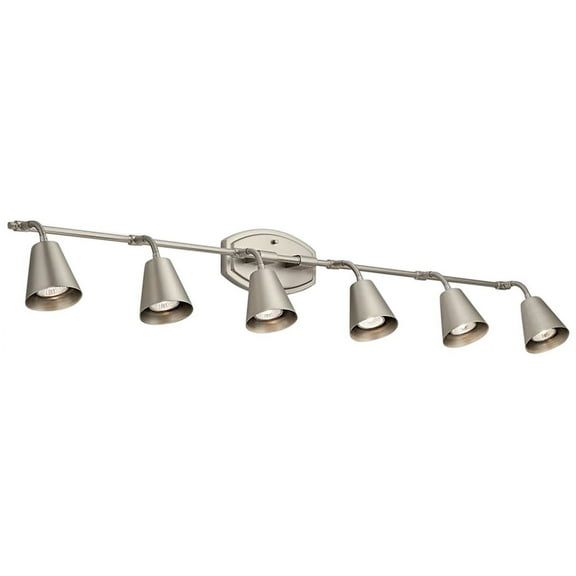 52130SN Kichler Lighting Sylvia - Track Light 120 V Light - 9.5 inches tall by 4.75 inches wide-Satin Nickel Finish