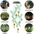 thumbnail image 3 of Hummingbird Wind Chimes Light, Solar LED with Hooks for Decorating Outdoors, 3 of 5