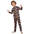 thumbnail image 4 of Family Matching Pajamas Halloween Festival 2 Piece Sets Casual Pjs Family Jammies Long Sleeve Cute Funny Pumpkin Ghost Fashion Holiday Family Pajamas Nightwear Kids 5-6 Years, 4 of 4