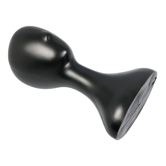 ibasenice Black Plastic Mannequin for Wig Display, Hair Styling, Training, and Hat Stand - Ideal for Home Use