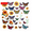 colorful1, variant on AUQ Iron On Patches for Stylish Repair,Iron On Letters for Custom Looks,Patches for Clothes for Easy Application,33 PCS