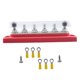 thumbnail image 2 of Bloque de distribución de energía, barra colectora ignífuga DC 12-48V 150A para barco, yate, marino Rojo kusrkot Bloque de distribución de energía, 2 of 8
