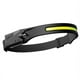 thumbnail image 1 of Lámpara de cabeza Linterna frontal recargable por USB, ligera, superbrillante, LED para correr, para Runner Rainstorm, resistente al agua, linterna LED, batería integrada de 1200 mAh Andoer Lámpara de cabeza, 1 of 7