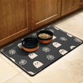 thumbnail image 3 of Horror Pumpkin Ghost Dog Mat for Food and Water Happy Halloween Absobing Durable 17x30 Inch Dog Bowl Mat Pet Feeding Mat EcoFriendly Durable Pet Placemat, 3 of 7
