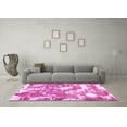 thumbnail image 3 of Ahgly Company Indoor Rectangle Abstract Pink Modern Area Rugs, 6' x 9', 3 of 4