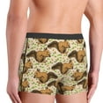 thumbnail image 3 of Disketp Retro Squirrel Men's Boxer Briefs,Soft and Breathable Cotton Underwear with ComfortFlex Waistband, 3 of 7