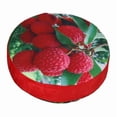 thumbnail image 1 of Cojín de respaldo para silla de oficina con estampado 3D de fruta, almohada acogedora para sofá, color lichi, 1 of 9