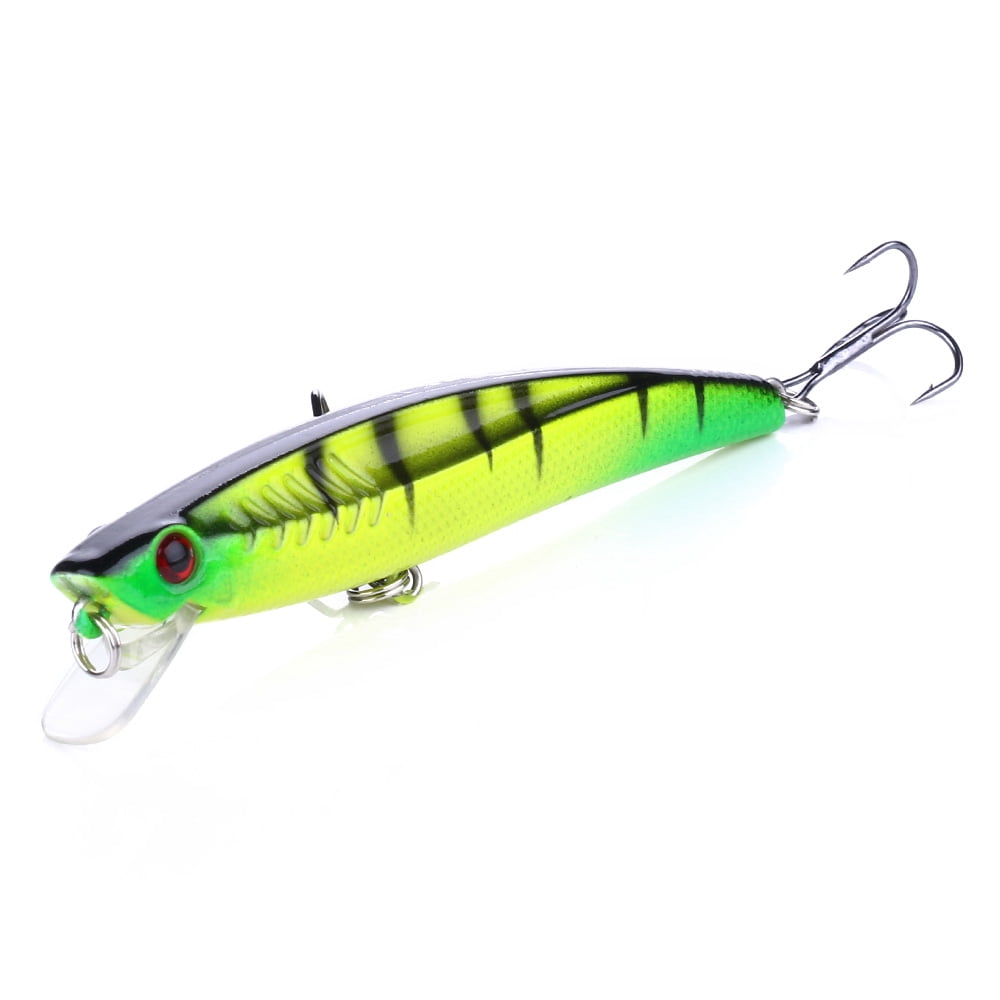HENGJIA Minnow Bass Fishing Lures, Jerkbait Lure Set Large Hard Baits Deep Diving Crankbait for Catfish Walleye Trout Fishing Bait 8Pcs/kit