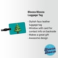 thumbnail image 2 of Christmas Tree Chibi Faux Leather Travel Luggage Tag, 2 of 7