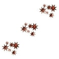 thumbnail image 2 of QualitChoice 1 Set Star Decorations Household Interesting Exquisite Stars Pendant Party Supply Craft Decoration Decor Props for Layout Rose gold 3Set, 2 of 6