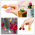 thumbnail image 3 of CHUANK 50 Pcs Mini Bonnets pour Artisanat Poupée de Noël Tricoté Polyester, 3 of 6